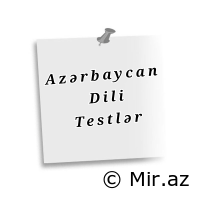 AZƏRBAYCAN Dili Testlər | PDF