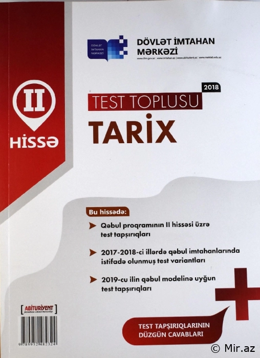 Tarix Test Toplusu 2-ci Hissə - DİM 2018 PDF