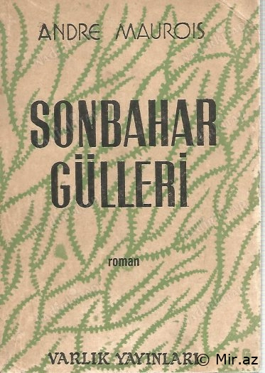 Andre Mourois "Sonbahar Gülleri" PDF