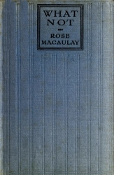 Rose Macaulay "What Not" PDF