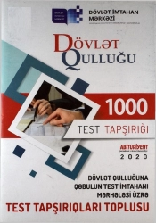 Dövlət Qulluğuna Qəbul Üzrə 1000 Test Tapşırığı - PDF