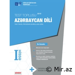 "Azərbaycan Dili Test Toplusu 1-ci Hissə - DİM 2019" PDF