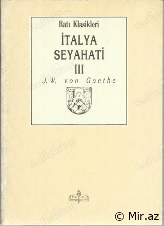 Goethe "İtaliya Səyahəti 3" PDF