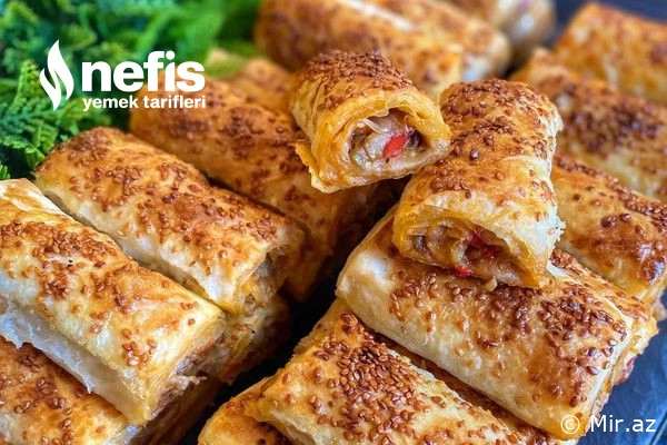 Fərqli dadda “ Badımcanlı Börək “ resepti