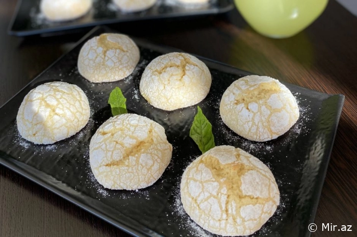 Limonlu , gözəl ətri ,dadı olan ‘’Çat Kurabiyə’’  resepti