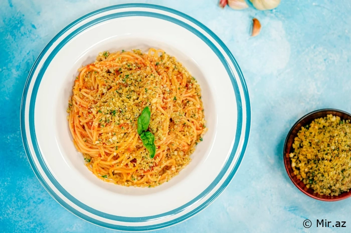 Köz bibərli və quru pomidorlu ‘’Spagetti’’ resepti