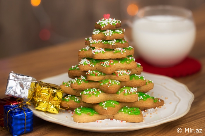 “Yeni il Ağacı” (yolka) formasında peçenye resepti