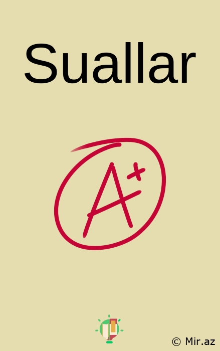 Buraxılış imtahanı sualları | Buraxılış sınaq sualları | Azəri Kursu - PDF