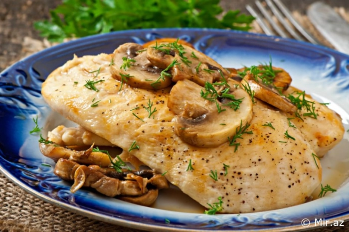 Diet Dostu : Göbələkli Toyuq Resepti