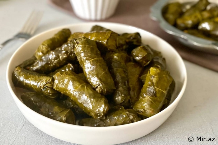 Zeytun Yağlı Yarpaq Dolması Resepti
