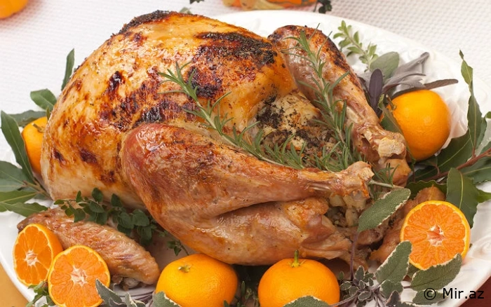 Yeni İldə Süfrələrdən Əskik Olmayan Hinduşka Resepti