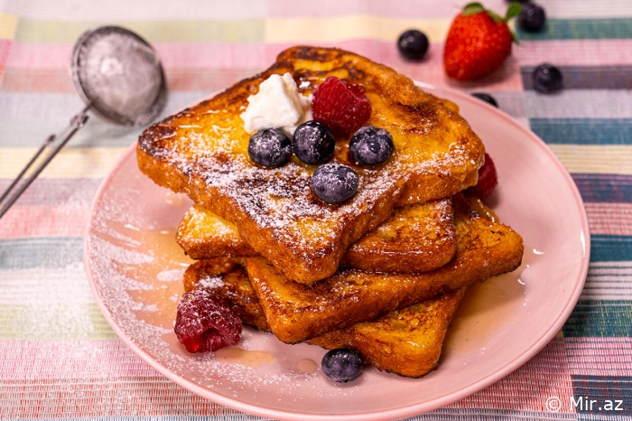 Günə Şirin Bir Başlanğıc Edək: Fransız Tostu Resepti