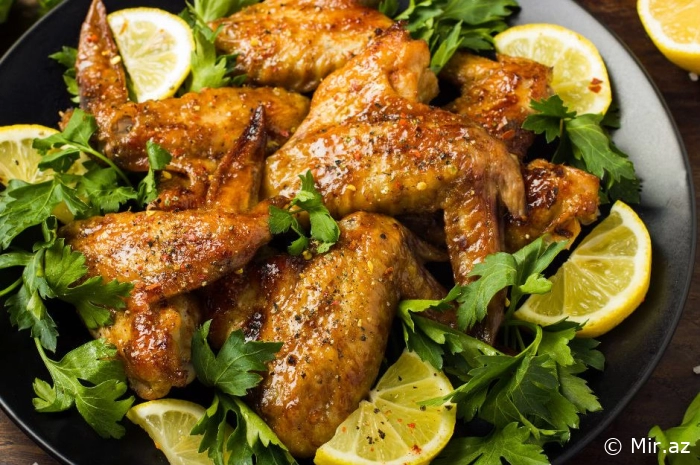 Bol Ədviyyatlı : Limonlu Toyuq Qanadları Resepti
