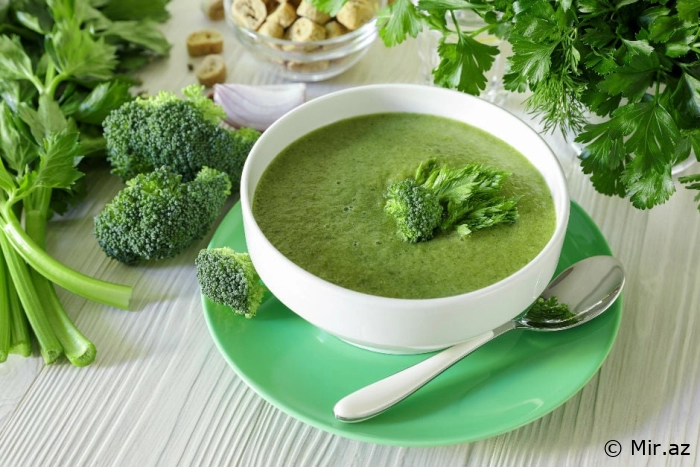 Tez hazırlanan Brokoli Şorbası Resepti