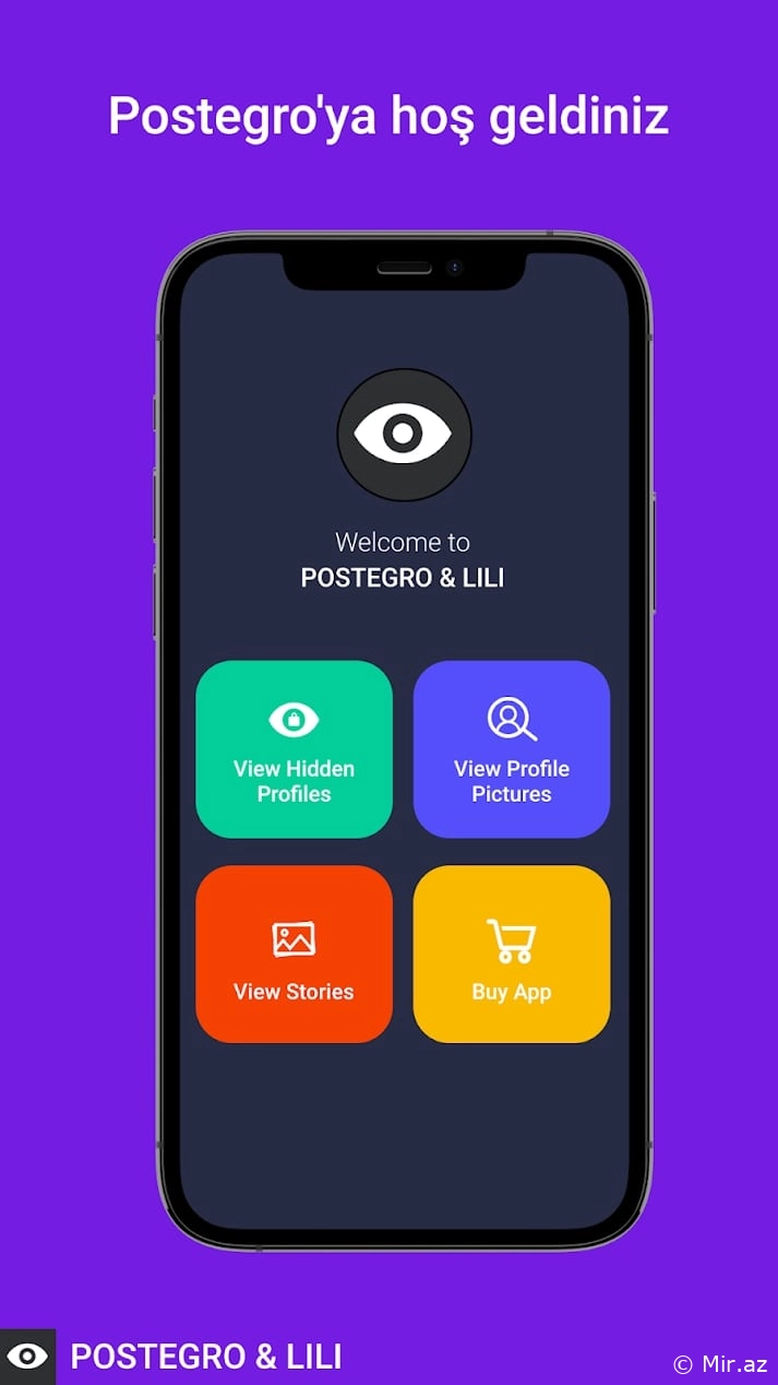 Instagram gizli profil görme Programı - Postegro 2023 APK