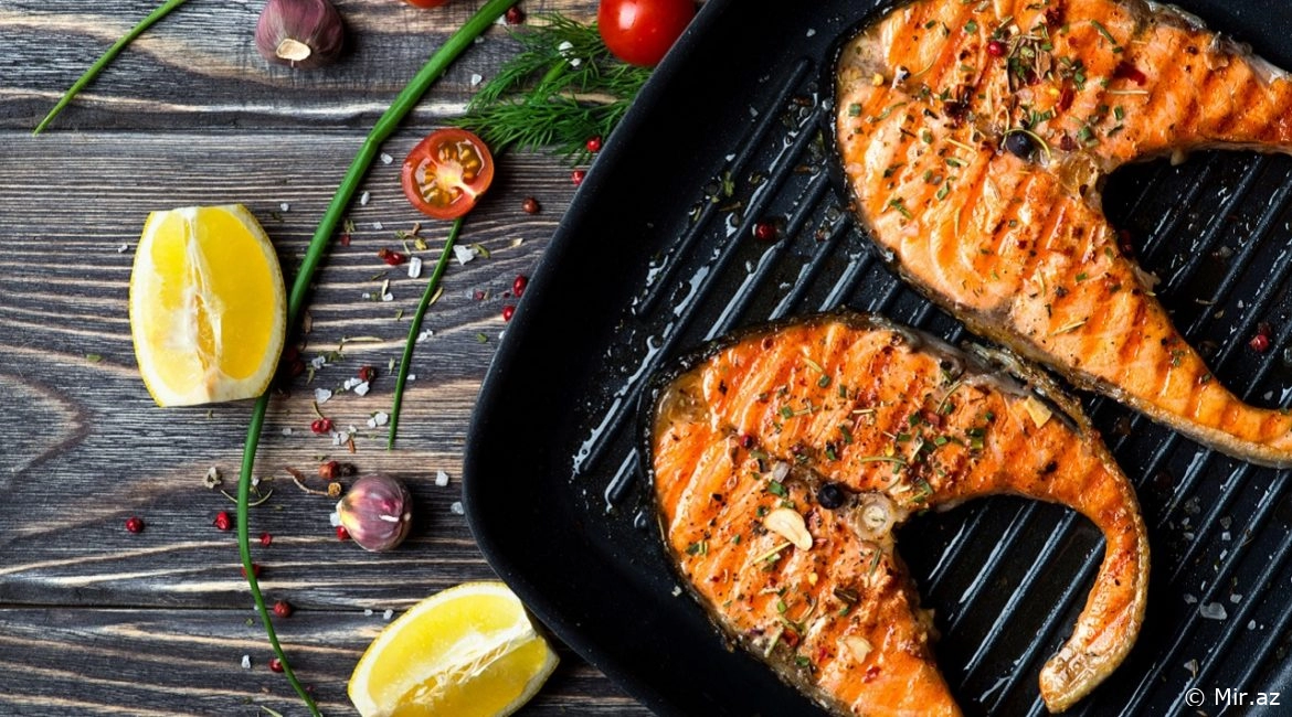 Portağal və Limon Şirəsində Bişən Ləzzət : Balıq Steak Resepti
