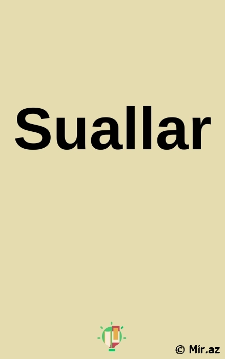 9-cu Sinif Buraxılış Testi -Suallar + Cavablar PDF