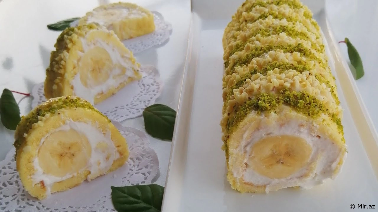Asan Hazırlanan Bananlı Rulet Resepti
