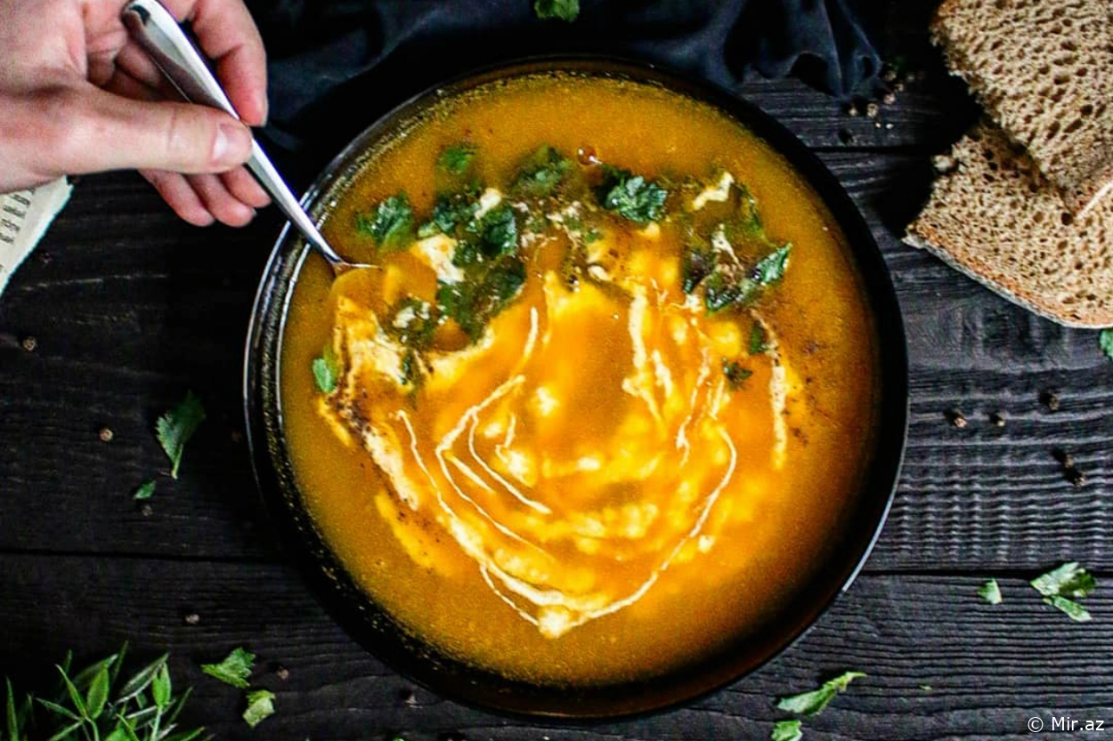 Bol Vitaminli Qaymaqlı Balqabaq Şorbası Resepti