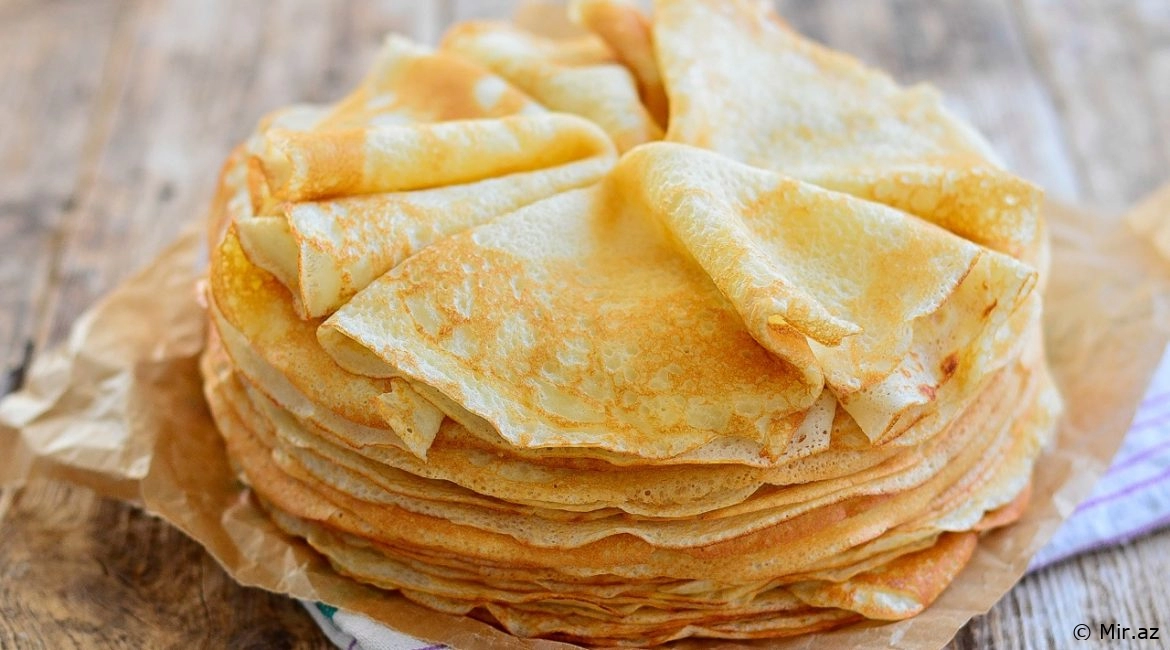 Pambıq Kimi Yumşaq : Blinçik Resepti