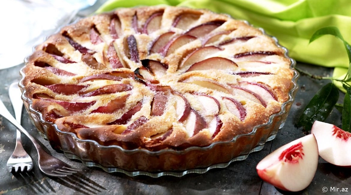 Görüntüsü ilə Göz Oxşayan Şaftalılı Keks Resepti