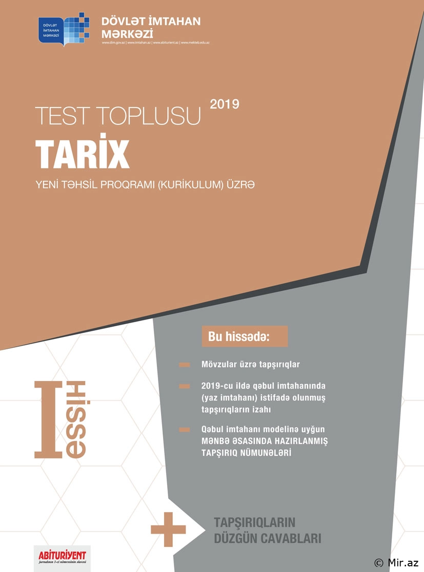 Tarix Test Toplusu DİM 2021