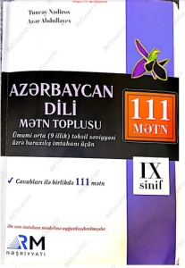 RM Azərbaycan Dili 111 Mətn (9-cu sinif) PDF