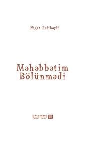 Nigar Rəfibəyli "Məhəbbətim bölünmədi" PDF