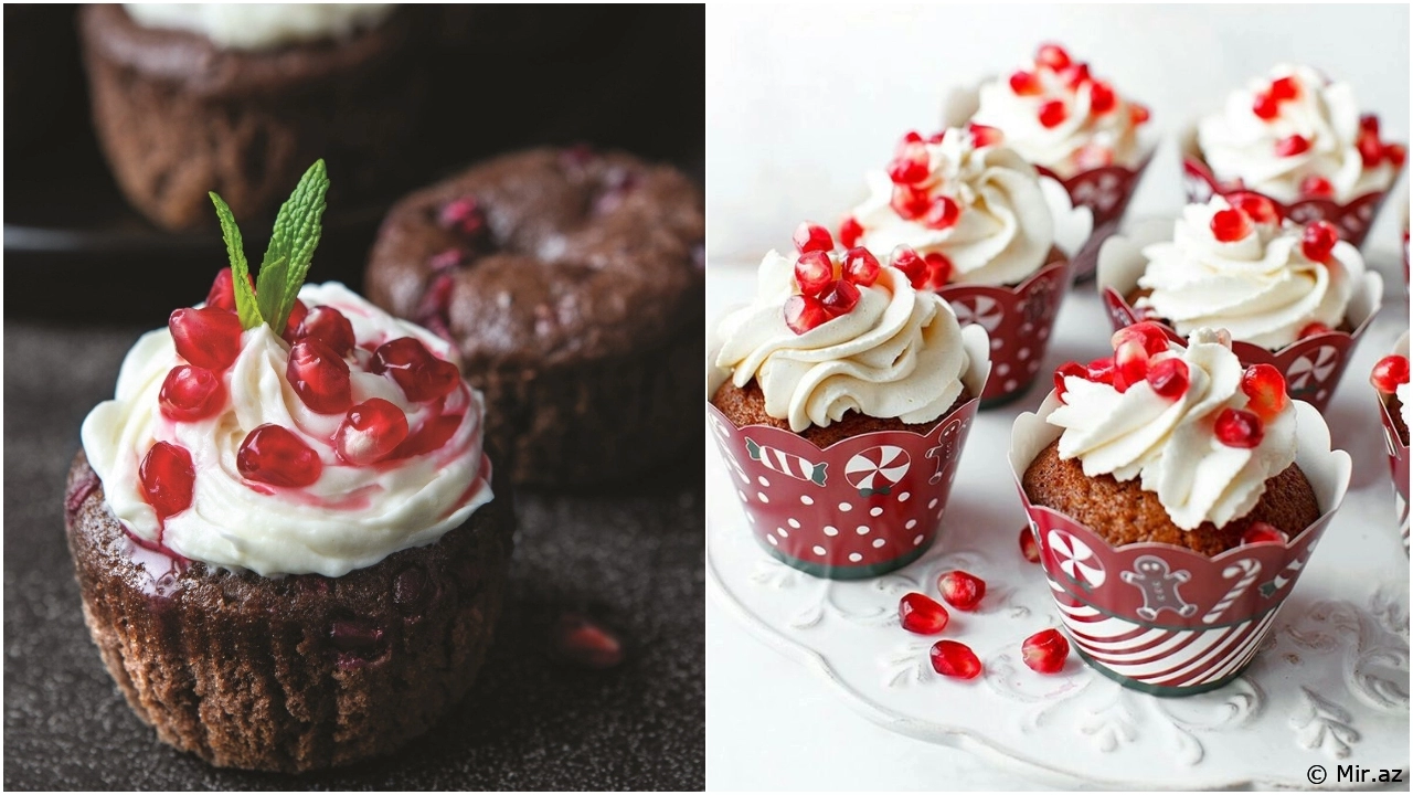 This Flavor Blows Your Mind: Pomegranate Brownie Cupcake Recipe