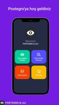 Instagram gizli profil görme Programı - Postegro 2023 APK