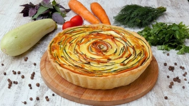 Tam Bir Göyqurşağı : Tərəvəz Börəyi Resepti