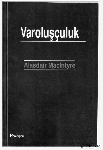 Alasdair MacIntyre "Varoluşculuk" PDF