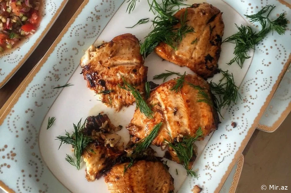 Yumşaq Bişər : Soya Souslu Qızılbalıq ( Somon ) Resepti