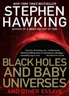 Stephen W. Hawking "Black Holes and Baby Universes and Other Essays" PDF