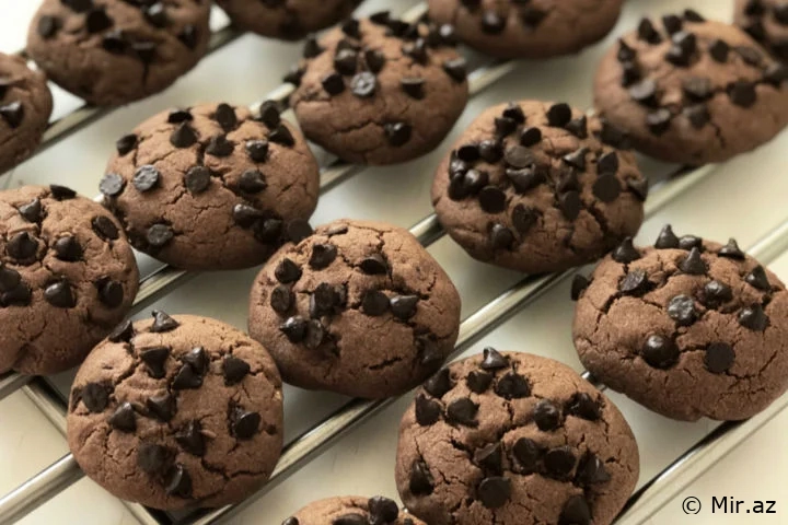 Çayın Yanına : Damla Şokoladlı , Kakaolu Peçenye Resepti