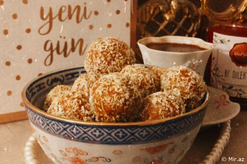 Bir Arzu Tut :Hindistan Cevizli Kök Topları Resepti