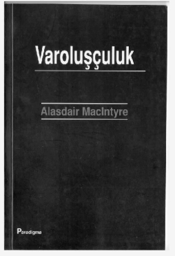 Alasdair MacIntyre "Varoluşculuk" PDF