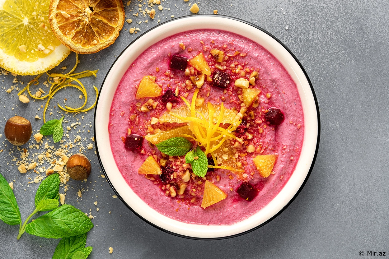 Süfrəniz Çəhrayı ilə Gözəlləşsin: Çuğundurlu Portağallı Məzə Resepti