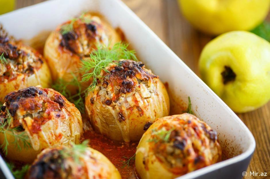 Bu Dəfə Heyva ilə : Qiyməli Heyva Dolması Resepti