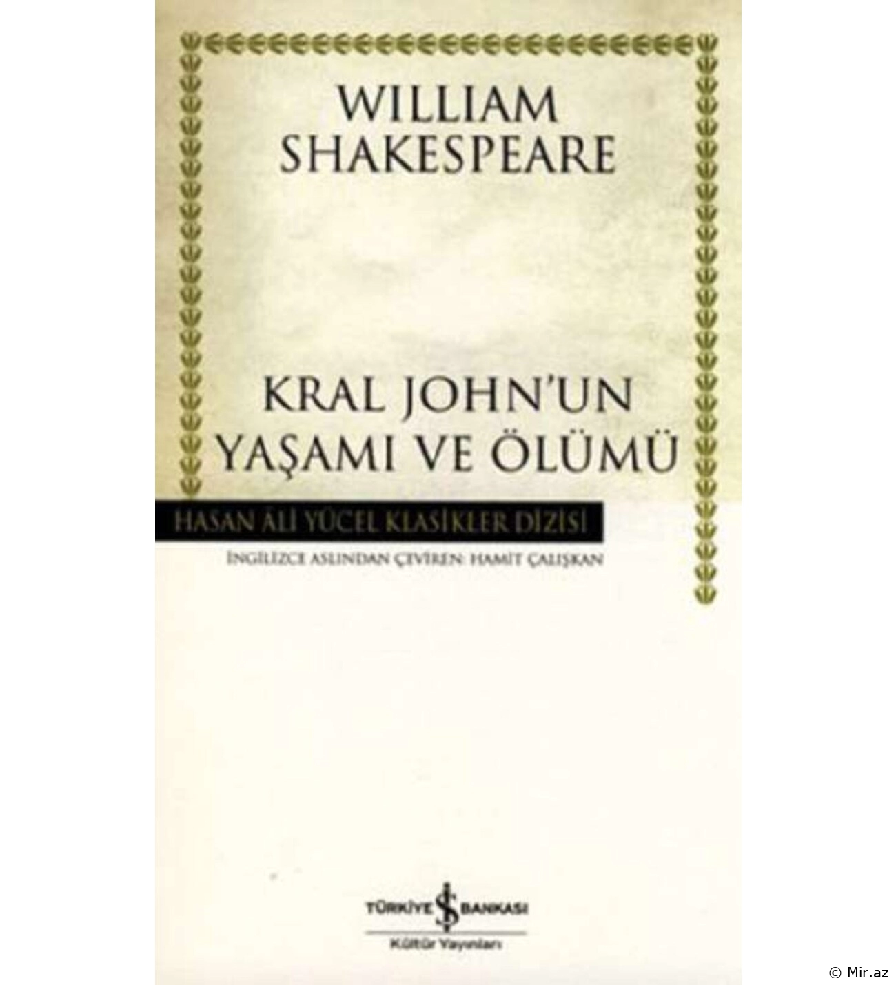 William Shakespeare "Kral John'un Yaşamı ve Ölümü" PDF