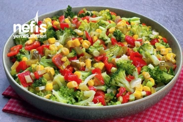 Vitaminlərlə Zəngin Qış Salatı : Brokoli Salatı Resepti