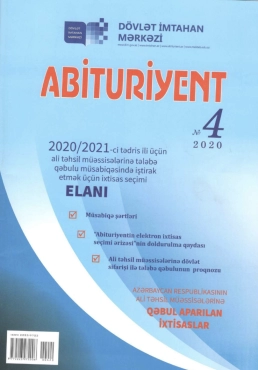Abituriyent 4 jurnalı ( 2020 - 2021 ) PDF
