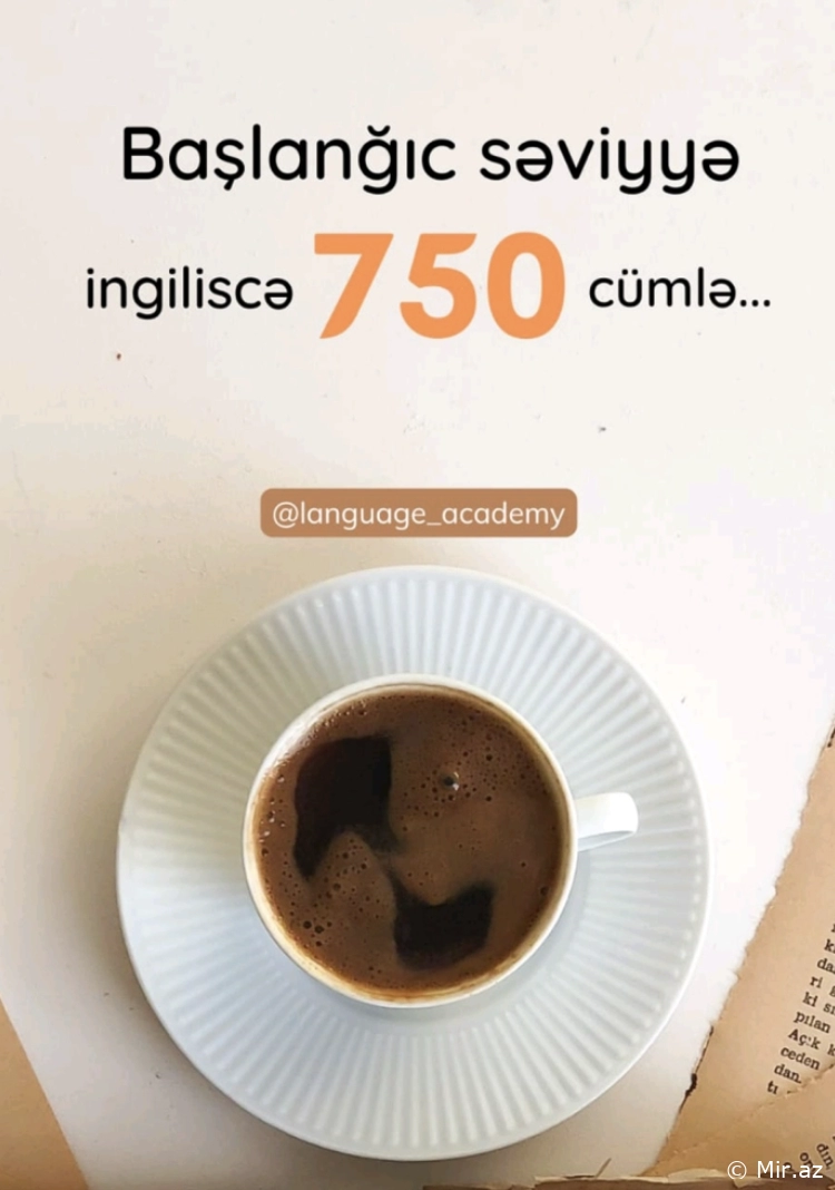 İngiliscə gündəlik ən çox istifadə edilən 750 cümlə