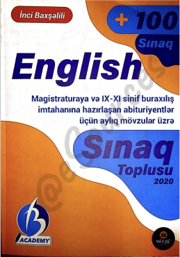 İnci Baxşəlili İngilis dili Test Toplusu - PDF