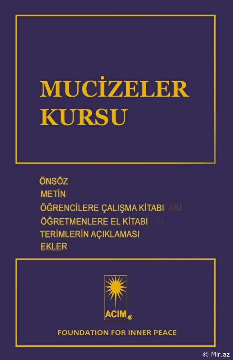 Dr. Helen Schucman "Mucizeler Kursu" PDF