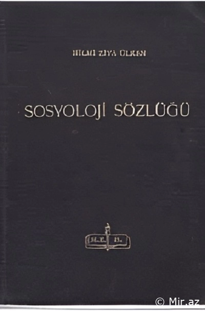 Hilmi Ziya Ülken "Sosiologiya lüğəti" PDF
