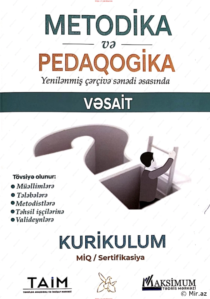 Kurikulum, TAİM -  Metodika və Pedaqogika - PDF