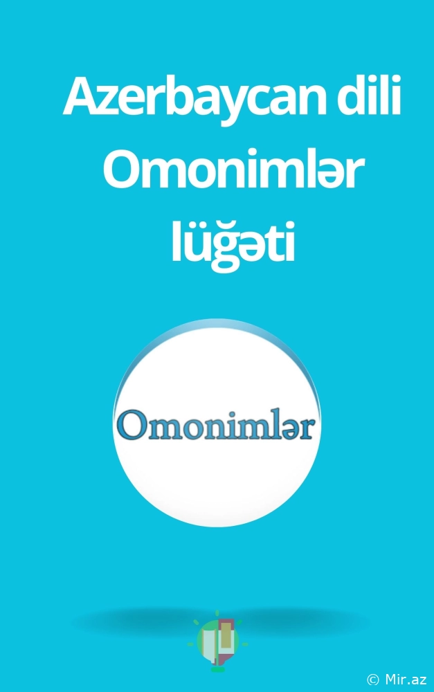 Azerbaycan dilinin omonimlər lüğəti - PDF