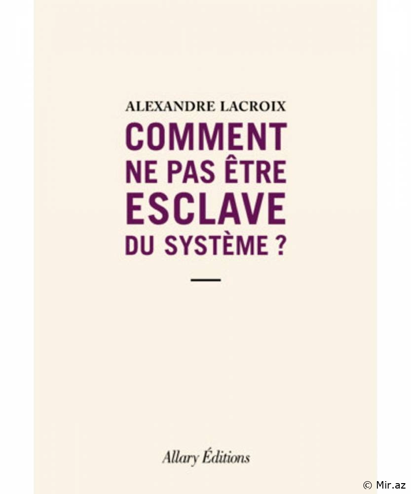 Alexandre Lacroix "Comment ne pas être esclave du système" PDF