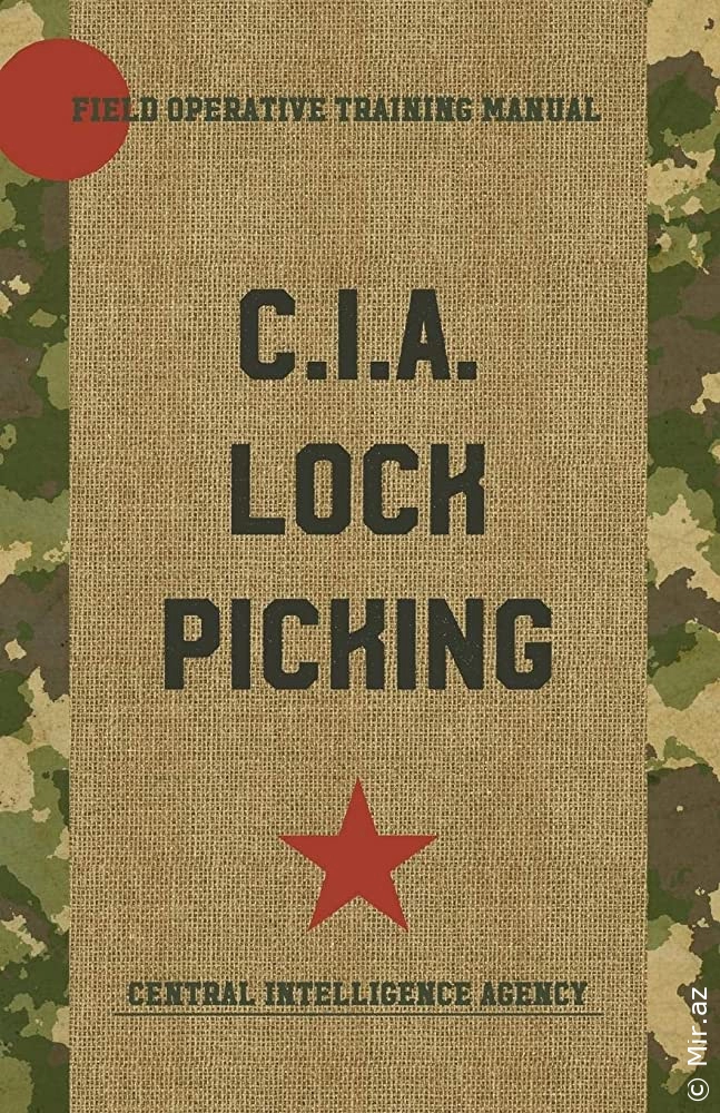 Central Intelligence Agency "CIA Lock Picking: Field Operative Training Manual" PDF